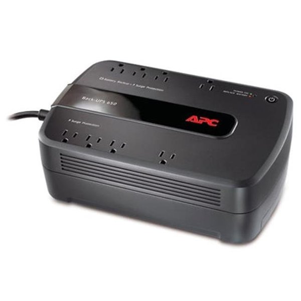 Apc UPS System, 650VA, 8 Outlets, Out: 120V , In:120V APC-BE650G1